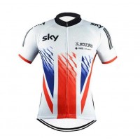 2016 SKY British Fahrradtrikot Radsport Rot weiß 00YD2