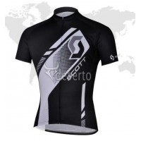 Scott Racing outlet Fahrradtrikot Radsport Schwarz 2013 EBWWE