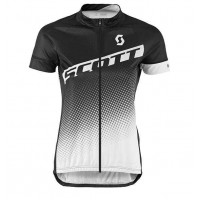 2016-2017 Scott Fahrradtrikot Radsport Trikot Schwarz weiß Damen DYCSY