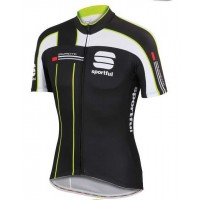 2015 Sportful Fahrradtrikot Radsport Schwarz weiß grün 3U18R