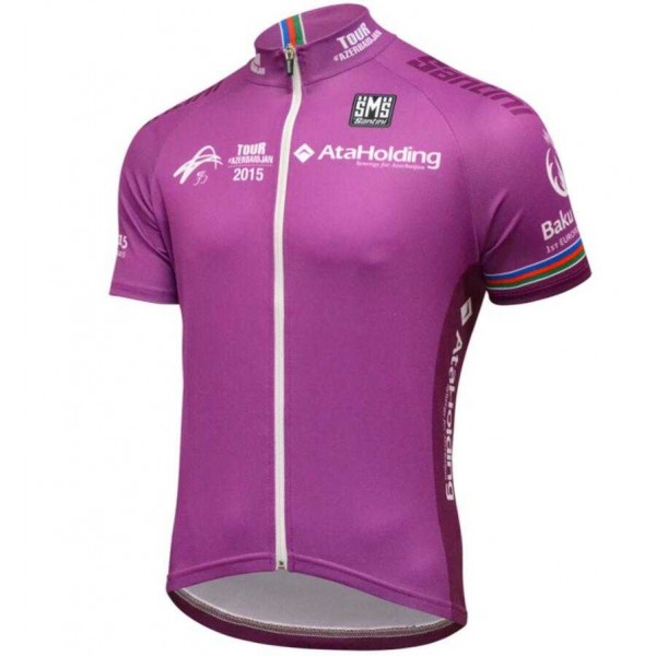 2015 Tour AzerBaidjan Fahrradtrikot Radsport purper GJZAV 2015 Tour AzerBaidjan Fahrradtrikot Radsport purper GJZAV