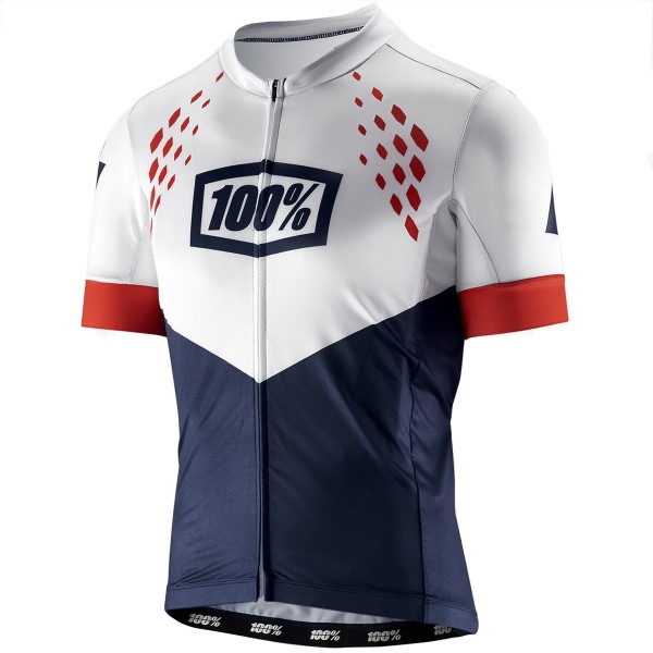 100% Exceed Blue Fahrradbekleidung Radtrikot L3V3J