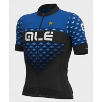 Ale PR-S Hexa Radtrikot kurzarm schwarz-blauer L13362719-02