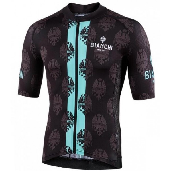BIANCHI MILANO Roncaccio 2020 Radtrikot kurzarm Schwarz/Grün BIANCHI MILANO Roncaccio 2020 Radtrikot kurzarm Schwarz/Grün