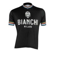 2016 BIANCHI-MILANO PRIDE Fahrradbekleidung Radtrikot Schwarz ZGAB6