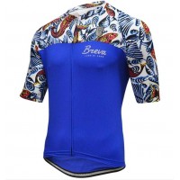2016-2017 Breva Fahrradtrikot Radsport blau PKFZZ