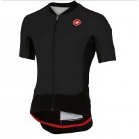 2016 Castelli RS Fahrradbekleidung Radtrikot Schwarz UETIU