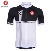 Castelli 3T 2014 Fahrradtrikot Radsport weiß Schwarz YV5PJ