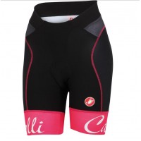 2016 Castelli vrouwen Free Aero Kurz Radhose roze TEDYQ