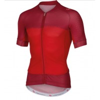 2016 Castelli Aero Fahrradbekleidung Radtrikot Rot NDVFU