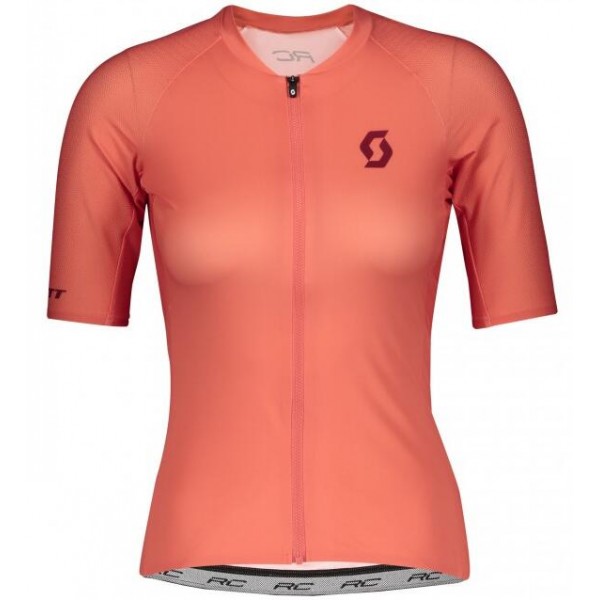 Damen SCOTT RC Premium 2020 Radtrikot kurzarm Rosa