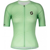Damen SCOTT RC Premium Climber 2020 Radtrikot kurzarm Grün