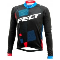 2016-2017 Felt Fahrradbekleidung Radtrikot Langarm SLMX8