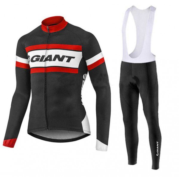 2016-2017 Giant Fahrradbekleidung Set Langarmtrikot+Lange Trägerhose Rot YDAL7 2016-2017 Giant Fahrradbekleidung Set Langarmtrikot+Lange Trägerhose Rot YDAL7