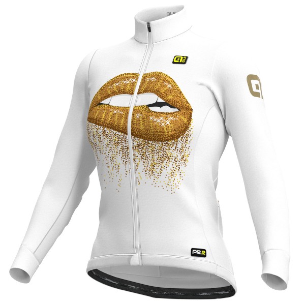 Damen Ale Graphics PRR Lips-weiß Fahrradbekleidung Radtrikot Langarm NS9E8 Damen Ale Graphics PRR Lips-weiß Fahrradbekleidung Radtrikot Langarm NS9E8