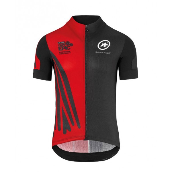 Nouveau 2018 Assos SS.Capeepicx Fahrradbekleidung Radtrikot Schwarz Rot KSVN4