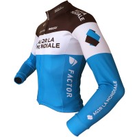 Ag2r La Mondiale 2018 Fahrradbekleidung Radtrikot Langarm O37VQ