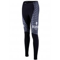 BIANCHI MILANO Perca Damen Schwarz Lange Fahrradhose LXAOC