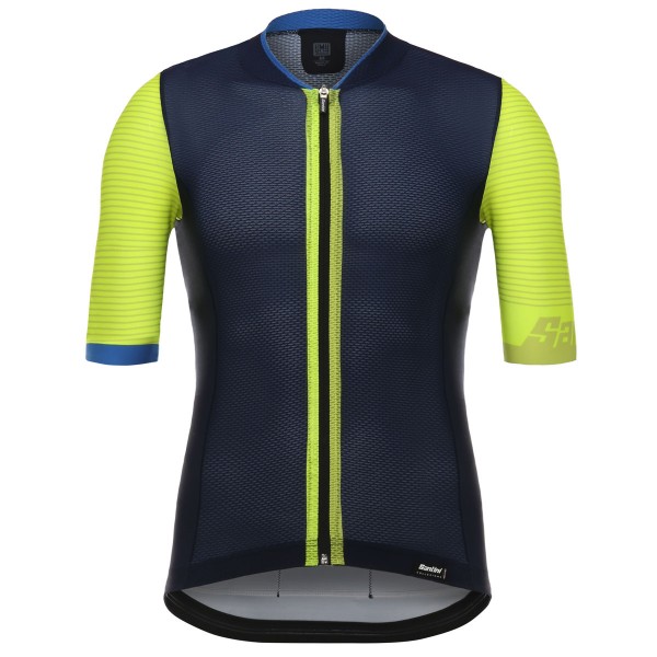 Santini Tono 2.0 gelb fluo Fahrradbekleidung Radtrikot ZRS0D Santini Tono 2.0 gelb fluo Fahrradbekleidung Radtrikot ZRS0D