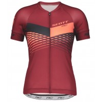 Scott RC PRO Damen Fahrradbekleidung Radtrikot merlot red/camellia pink LW1TL