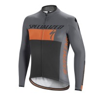 Specialized Element RBX Comp Logo-oranje M/L Fahrradbekleidung Radtrikot Langarm JUR5O