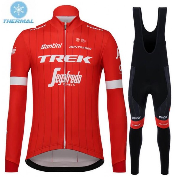 Trek Segafredo 2018 Rot thermaal Fahrradbekleidung Set Langarmtrikot+Lange Trägerhose LN09U Trek Segafredo 2018 Rot thermaal Fahrradbekleidung Set Langarmtrikot+Lange Trägerhose LN09U