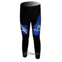 Movistar Teams Lange Fahrradhose blau K332G