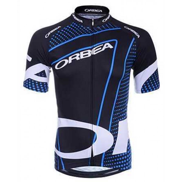 2015 Orbea Schwarz blau weiß Fahrradtrikot Radsport ZHO65