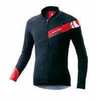 2016 Pearl izumi Lange Mouw Rot Schwarz MAKUL