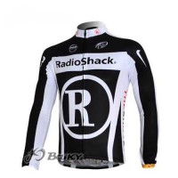 RidioShack Trek Nissan Radtrikot Langarm Schwarz T3F4U