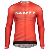 SCOTT RC Pro Radtrikot langarm 2020 Rot