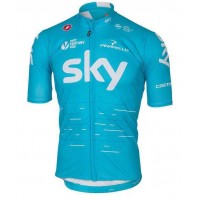 2017 Sky Fahrradtrikot Radsport blau VTB36