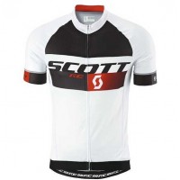 2015 Scott RC Pro Schwarz-weiß-Rot Fahrradtrikot Radsport XACNC