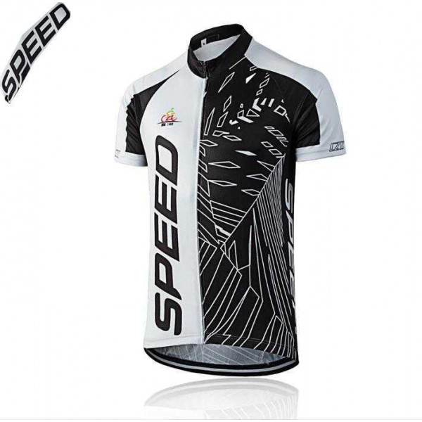 2016 Speed Fahrradtrikot Radsport Schwarz weiß QFMNW 2016 Speed Fahrradtrikot Radsport Schwarz weiß QFMNW