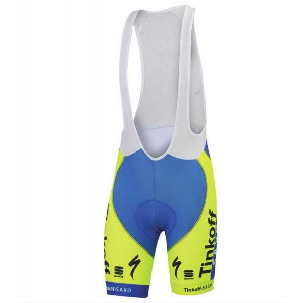 2015 Tinkoff Kurz Radhose gelb blau N767L 2015 Tinkoff Kurz Radhose gelb blau N767L
