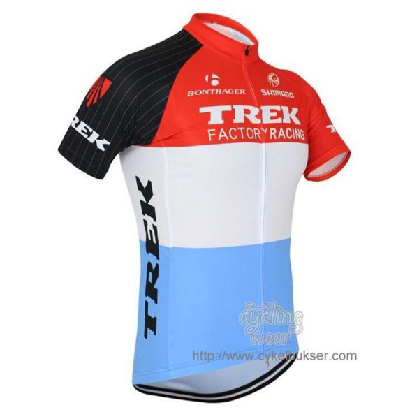Trek Factory Racing Fahrradtrikot Radsport Rot weiß SK3Q2 Trek Factory Racing Fahrradtrikot Radsport Rot weiß SK3Q2