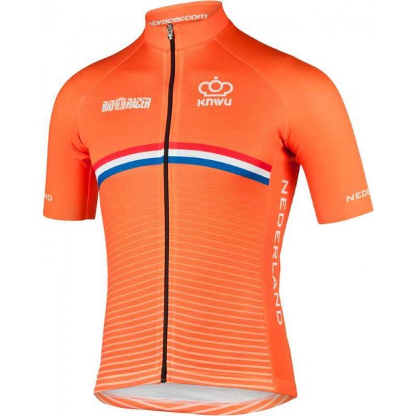 NIEDERLANDE 2020 Radtrikot kurzarm langer RV-BioRacer Radsport-National-Team NIEDERLANDE 2020 Radtrikot kurzarm langer RV-BioRacer Radsport-National-Team