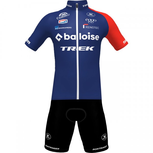 Baloise Trek Lions 2023 Set(Radtrikot+Trägerhose)-Radsport-Profi-Team Baloise Trek Lions 2023 Set(Radtrikot+Trägerhose)-Radsport-Profi-Team