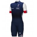 Frankreich 2023 Radtrikot kurzarm(langer Reißverschluss)-ALE Radsport-Profi-Team Frankreich 2023 Radtrikot kurzarm(langer Reißverschluss)-ALE Radsport-Profi-Team