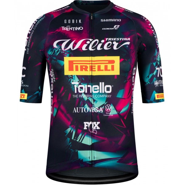 Wilier Triestina-Pirelli Factory Team 2023 Radtrikot kurzarm-Radsport-Profi-Team Wilier Triestina-Pirelli Factory Team 2023 Radtrikot kurzarm-Radsport-Profi-Team